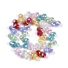 Electroplate Glass Beads Strands EGLA-B009-02-3