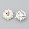 Alloy Rhinestone Flat Back Cabochons RB-S048-19S-2