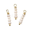 Natural Freshwater Pearl Beaded Pendants PA-CBAF2FA-05G-1