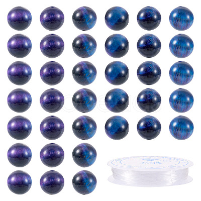 1 Strand Natural Tiger Eye Beads Strands G-TA0002-65A-1
