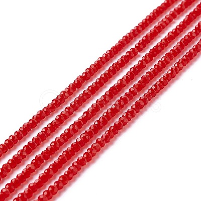 Transparent Glass Beads Strands X-GLAA-C019-01A-16-1