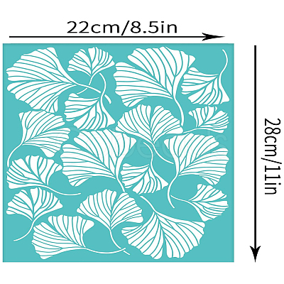 Self-Adhesive Silk Screen Printing Stencil X1-DIY-WH0338-010-1