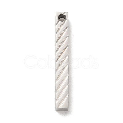 Non-Tarnish 304 Stainless Steel Pendants STAS-D039-02B-P-1