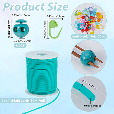 30Pcs Eco-Friendly ABS Plastic Knitting Crochet Locking Stitch Markers Holder IFIN-SC0001-96D-1