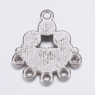 Alloy Rhinestone Connector Settings EA10681Y-1