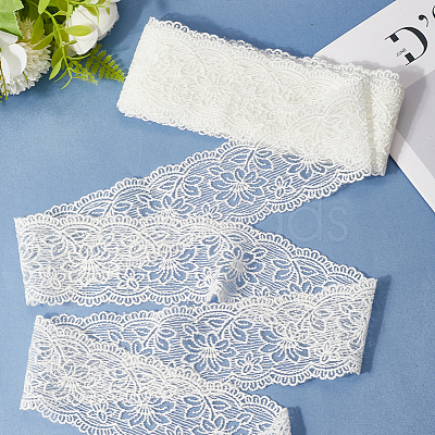 5 Yards Flat Cotton Lace Ribbon OCOR-GF0004-71B-02-1