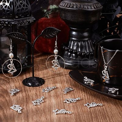 SUNNYCLUE 100Pcs Tibetan Style Alloy Pendants TIBE-SC0004-56AS-RS-1