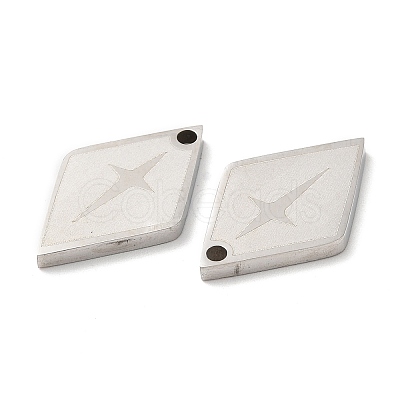 Non-Tarnish 201 Stainless Steel Pendants STAS-Q216-09P-1