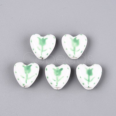 Handmade Porcelain Beads PORC-Q005-10B-1