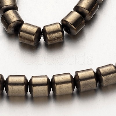 Electroplate Non-magnetic Synthetic Hematite Bead Strands G-F300-28-06-1