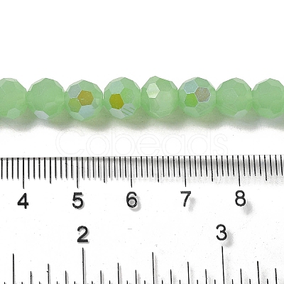 Imitation Jade Glass Beads Strands EGLA-A035-J8mm-L01-1