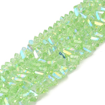 Transparent Glass Beads Strands EGLA-P061-04A-AB03-1