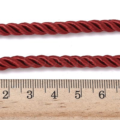 5MM Nylon Twisted Cord Necklace Making FIND-G096-01G-22-1