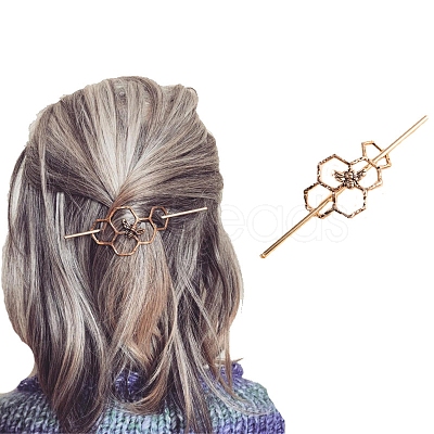 Alloy Hair Sticks OHAR-PW0001-376AG-1