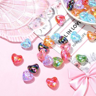UV Plating Acrylic Beads OACR-CJC0009-07-1