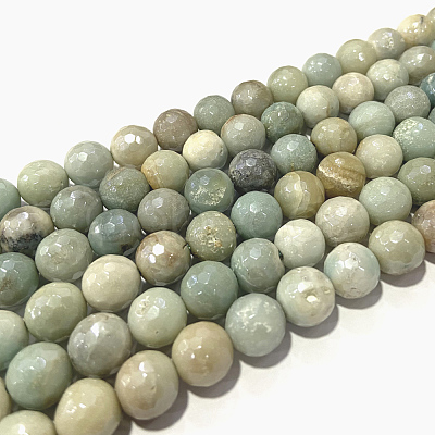 Natural Amazonite Beads Strands G-O164-02-10mm-1
