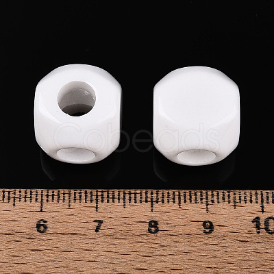 Opaque Acrylic Beads SACR-T017-54A-1