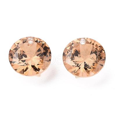 Cubic Zirconia Charms ZIRC-N033-A-06-1