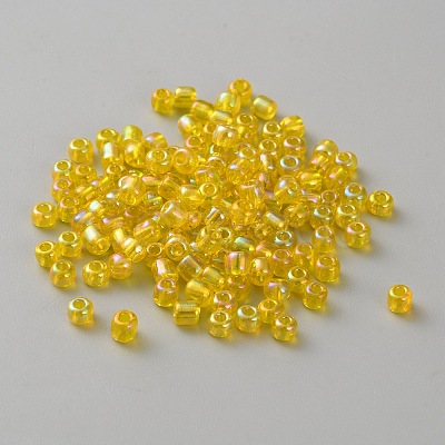Transparent Glass Seed Beads GLAA-WH0032-34J-1