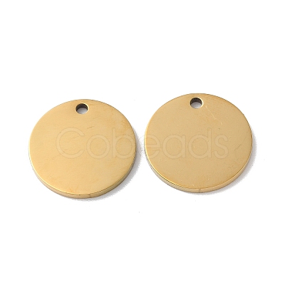 304 Stainless Steel Pendants STAS-Q308-09K-G-1