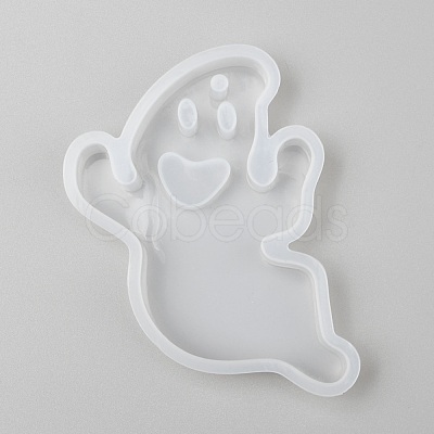 Halloween DIY Ghost Pendant Silicone Statue Molds DIY-P006-44-1