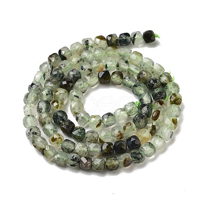 Natural Prehnite Beads Strands X-G-B088-E16-04-1