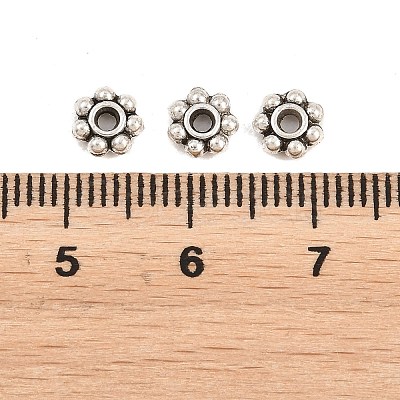 Tibetan Style Alloy Spacer Beads FIND-D041-03AS-1