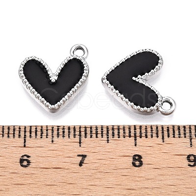 Rack Plating Alloy Enamel Charms ENAM-N056-343P-A-1