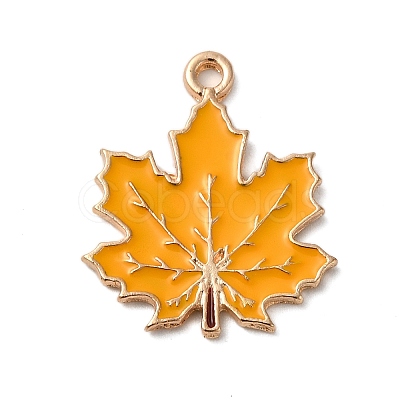 Thanksgiving Day Theme Alloy Enamel Pendants ENAM-M002-03G-16-1