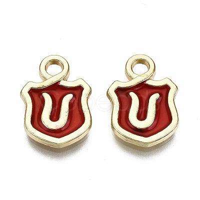 Alloy Enamel Charms ENAM-T012-03U-RS-1