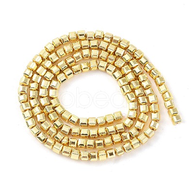 Electroplated Synthetic Non-Magnetic Hematite Beads Strands G-U003-18A-01-1