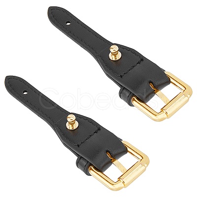 Imitation Leather & Alloy Undamaged Adjustable Bag Roller Buckles FIND-WH0126-162-1