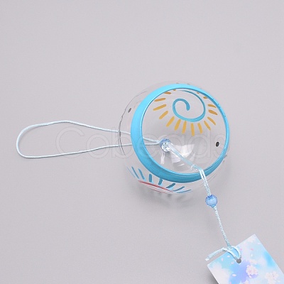 Japanese Round Painting Glass Wind Chimes CF-TAC0001-03D-1