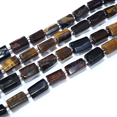 Natural Tiger Eye Dyed Beads Strands G-K245-I01-B01-1