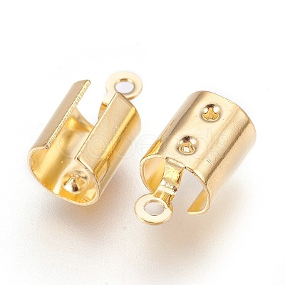 304 Stainless Steel Folding Crimp Ends LS-STAS-P207-04G-B-1