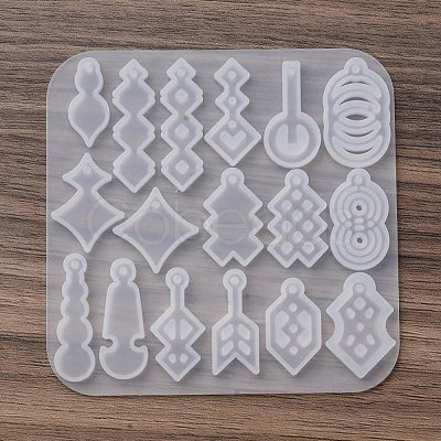 Pendant Silicone Molds X1-AJEW-S041-03B-1