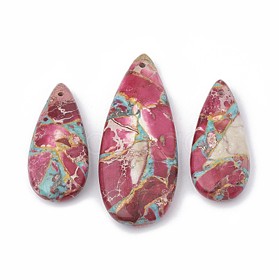 Synthetic Gemstone Pendants G-S328-003A-1