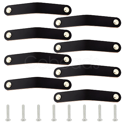 Cattlehide Cabinet Door Drawer Handle Strap DIY-WH0430-196C-01-1