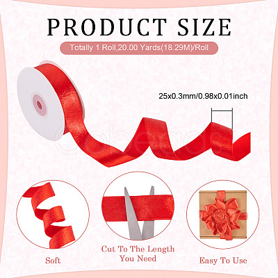 1 Roll Imitation Leather Polyester Ribbon LC-TA0001-02E-1