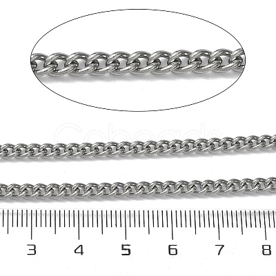 304 Stainless Steel Curb Chains CHS-B016B-P-1