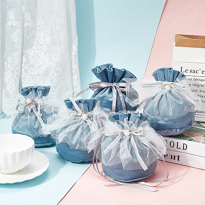 12Pcs Velvet Jewelry Drawstring Gift Bags TP-NB0001-30D-1