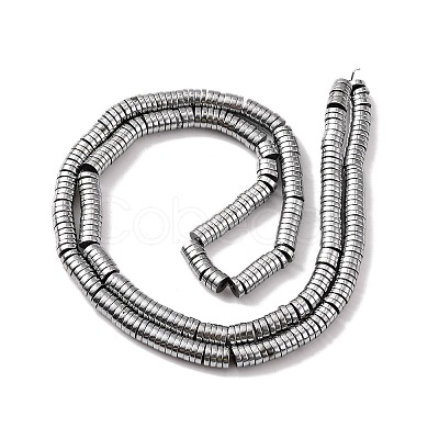 Non-magnetic Synthetic Hematite Beads Strands G-K011-4x1mm-02-1