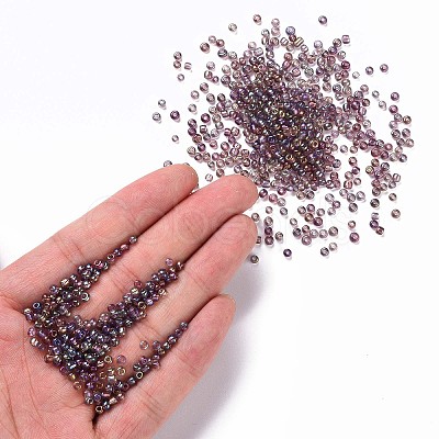 Round Glass Seed Beads SEED-A007-3mm-176-1