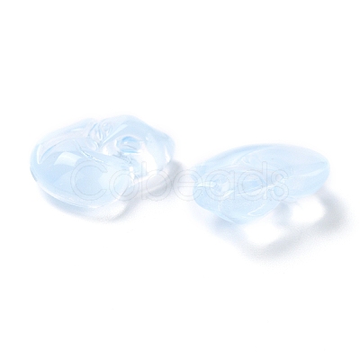 Electroplate Glass Cabochons LS-EGLA-D007-04G-1