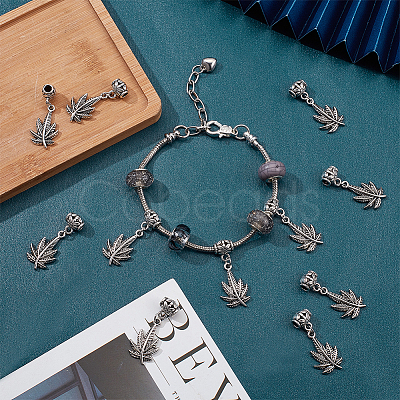 CHGCRAFT 50Pcs Tibetan Style Alloy Pendants FIND-CA0005-66-1