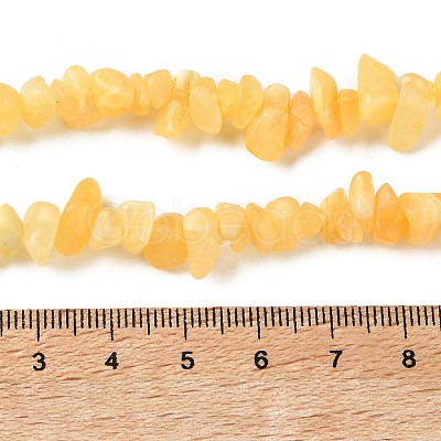 Natural Yellow Jade Beads Strands GG-NH0009-A02-02-1