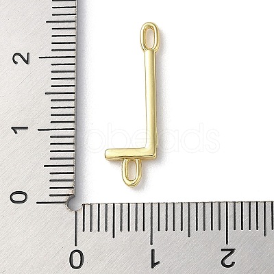 Rack Plating Brass Connector Charms KK-P245-07G-L-1