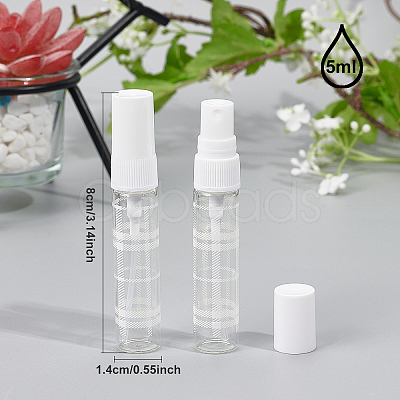 Empty Portable Glass Spray Bottles MRMJ-BC0002-37-1