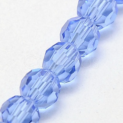 Glass Beads Strands EGLA-J042-8mm-05-1