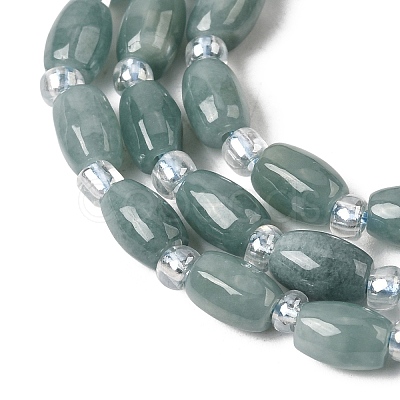 Natural Myanmar Jadeite Beads Strands G-F822-C01-02-1